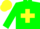 Silk - Green body, yellow cross belts, green arms, yellow cap, green hooped