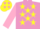 Silk - Mauve, yellow stars, pink sleeves