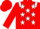 Silk - Red, white stars on epaulets, red cap