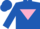 Silk - Royal Blue, Pink inverted triangle