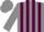 Silk - Grey body, maroon striped, grey arms, grey cap, maroon striped