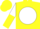 Silk - Yellow body, white disc, white arms, yellow halved, yellow cap