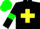 Silk - Black body, yellow cross belts, black arms, green armlets, green cap