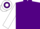 Silk - Purple, white hoop, purple hoop on white sleeves
