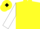 Silk - Yellow body, white arms, black chevron, yellow cap, black diamond