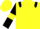 Silk - Yellow body, black shoulders, black arms, yellow armlets, yellow cap, black striped