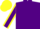 Silk - Purple body, purple arms, yellow seams, yellow cap
