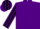 Silk - purple, purple sleeves, black stripes, purple cap, black stripes