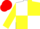 Silk - White and Yellow (quartered), Yellow sleeves, Red cap
