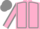 Silk - Pink body, grey seams, pink arms, grey seams, grey cap, pink striped