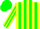 Silk - Yellow, Green Stripes, Yellow Arms, Green Stripes, Green Cap