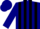 Silk - Navy blue, black stripes on navy blue sleeves, navy blue cap