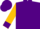 Silk - Purple,'g'on gold turtle emblem,purple cuffs on gold sleeves