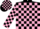 Silk - Black,pink, blocks