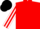 Silk - Red, white sashes, white sleeves red stripes