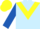 Silk - light blue, yellow chevron, royal blue sleeves, yellow cap