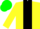 Silk - Yellow, Black Stripe, Green cap