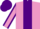 Silk - Mauve body, purple strip, mauve arms, purple seams, purple cap