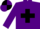 Silk - Purple, Black cross belts, Black and Purple quartered cap