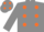 Silk - Grey, orange spots and cap