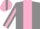 Silk - Grey and Pink stripe