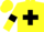 Silk - Yellow, black maltese cross and armlets