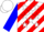 Silk - White, red diagonal stripes, white stars on blue sleeves, white cap