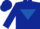 Silk - Dark blue, royal blue inverted triangle