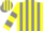 Silk - Yellow and Grey stripes, hooped sleeves