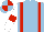 Silk - Light blue, red braces, white sleeves, red armlets, light blue and red quartered cap