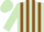 Silk - Light Green and Brown stripes, Light Green sleeves and cap