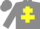 Silk - Grey, yellow cross of lorraine