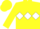 Silk - Yellow, white diamond belt