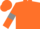 Silk - Orange, Grey armlets