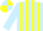Silk - Light Blue and Yellow stripes, Light Blue sleeves, Quartered cap