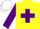 Silk - Yellow, purple cross belts and sleeves, white cap