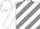 Silk - White, black and grey diagonal stripes