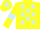 Silk - Yellow, light blue stars, armlets and star on cap
