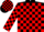 Silk - Black and Red check