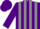 Silk - purple body, grey stripes, purple sleeves, purple cap