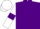 Silk - Purple body, white arms, purple armlets, white cap, purple striped
