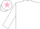 Silk - White, white sleeves, white cap, pink star
