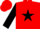 Silk - Red with black star with m/o logo, orozco on sleeves