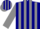 Silk - Navy blue, gray 'bec', gray horse emblem, gray stripes on sleeves