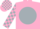Silk - Pink, 'sp in silver ball, silver sleeves with pink blocks