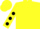 Silk - Yellow body, yellow arms, black spots, yellow cap