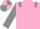 Silk - Pink body, grey shoulders, grey arms, grey cap, pink quartered