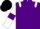 Silk - Purple, White epaulets, White sleeves, Purple armlets, Black cap