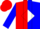 Silk - Red & blue diagonal halves, red 'ht' on white diamond, white diamond stripe on red & blue opposing slvs, red cap