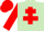Silk - Light Green, Red Cross of Lorraine, sleeves and cap
